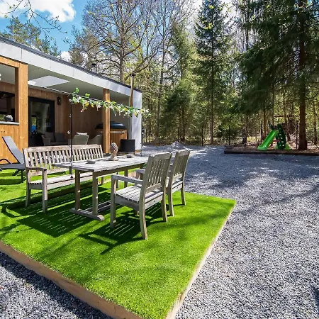 In Biron With Barrel Sauna And Hot Tub Chalet *