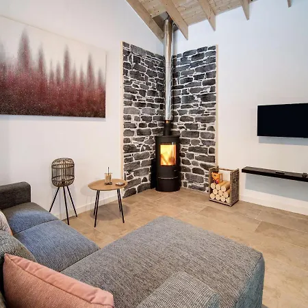 In Biron With Barrel Sauna And Hot Tub Chalet